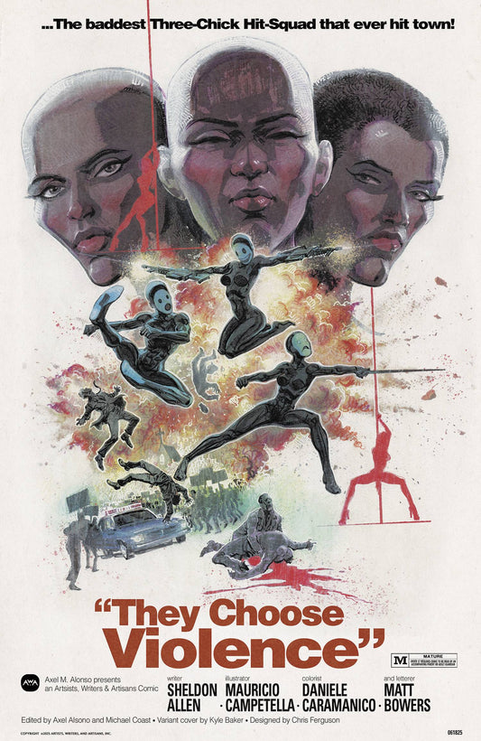 They Choose Violence #1 (Cover B)