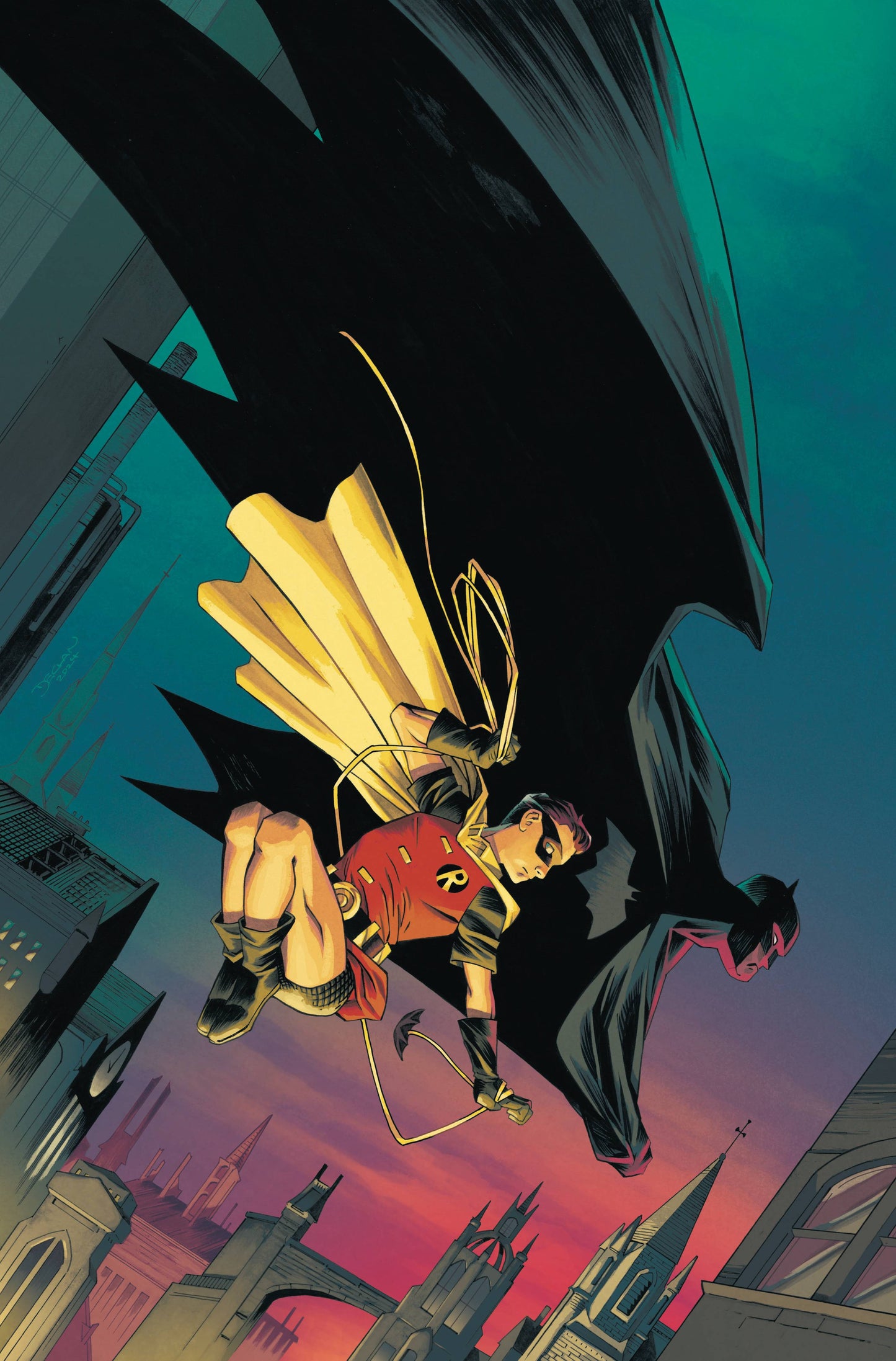 Batman & Robin: Year One #7 (Declan Shalvey Cover)