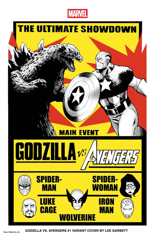Godzilla vs. Avengers #1 (Lee Garbett 'Versus' Cover)