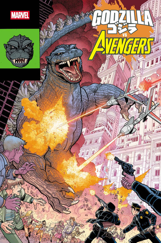 Godzilla vs. Avengers #1 (Nick Bradshaw 'Monster Homage' Cover)