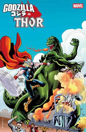 Godzilla vs. Thor #1 (Gavin Guidry 'King of Monsters Homage' Cover)