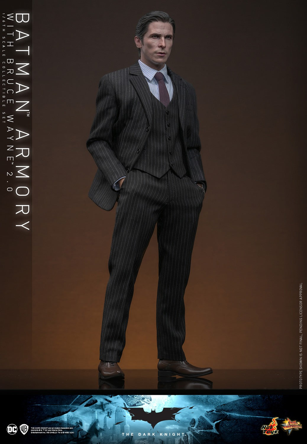 Hot Toys - The Dark Knight - 1:6 Scale Batman Armory with Bruce Wayne (2.0) (MMS753)