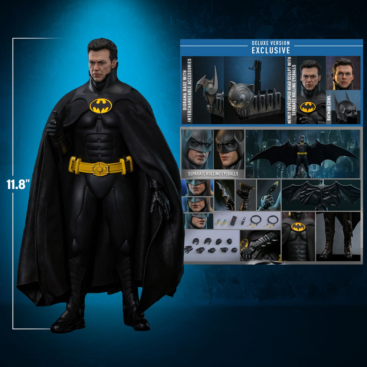 Hot Toys - Batman Returns - 1:6 Scale Batman (Deluxe Version) (MMS770)