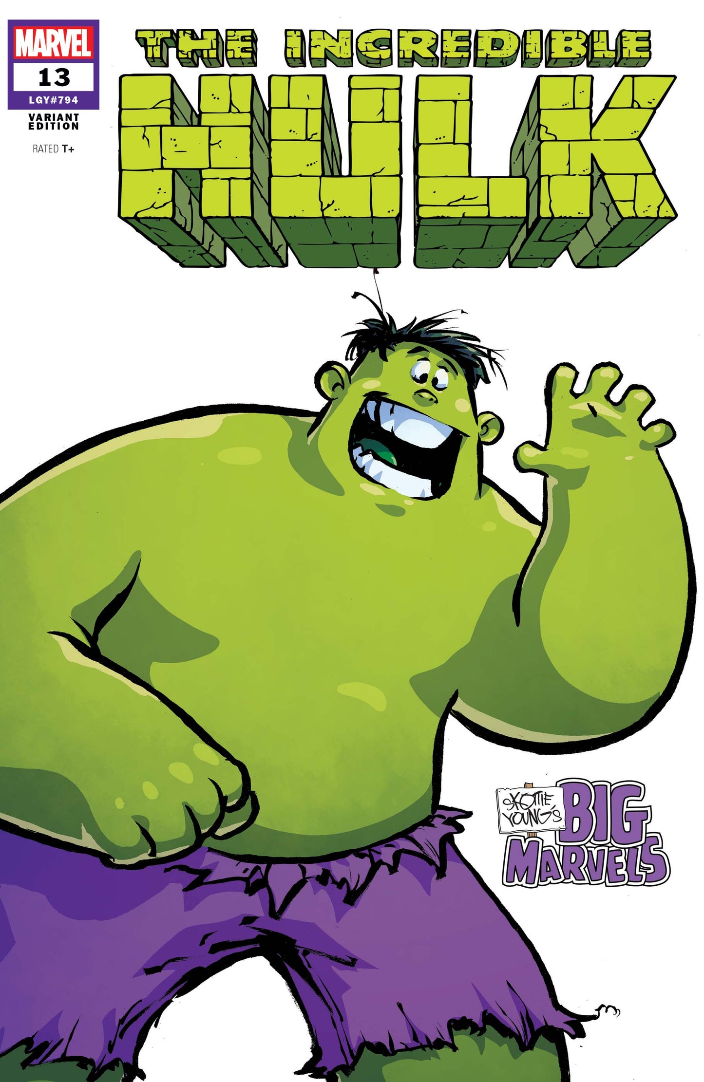 Incredible Hulk #13 (Big Marvel Cover)