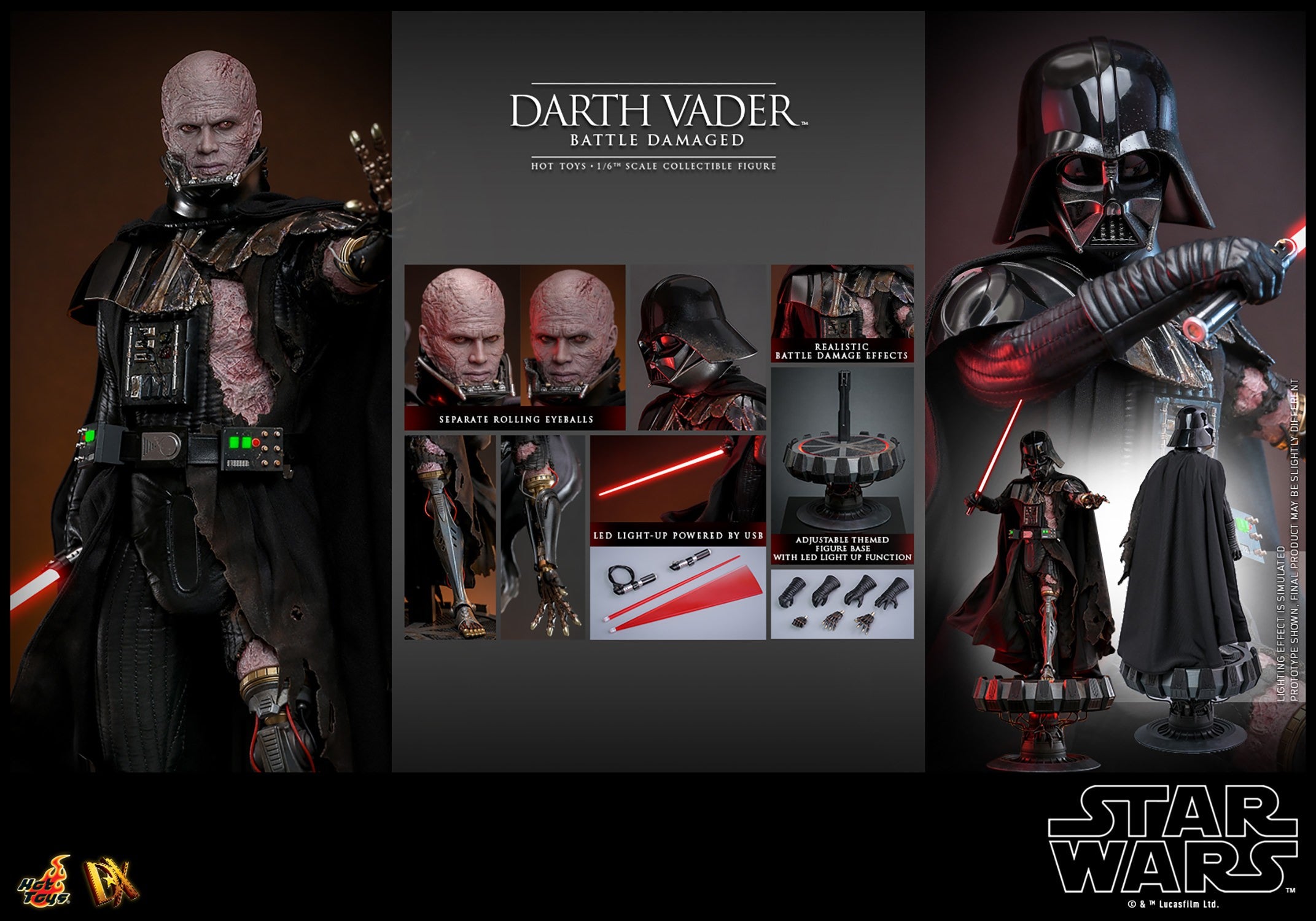Hot Toys - Star Wars - 1:6 Scale Darth Vader (DX44) – Legends