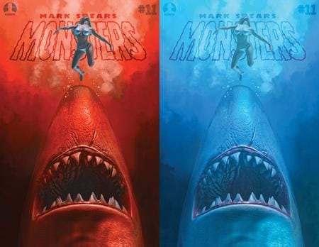 Mark Spears Monsters #11 (Cover B Mark Spears Shark Attack Foil Variant)