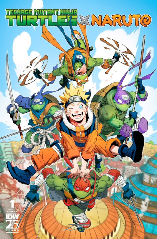 Teenage Mutant Ninja Turtles x Naruto #1 (Cover A)