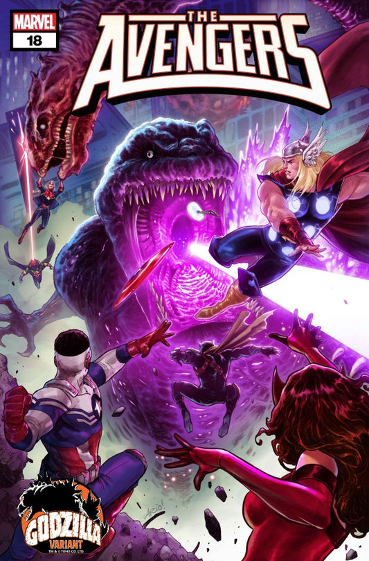 Avenegers #18 (Ario Anindito Godzilla Cover)