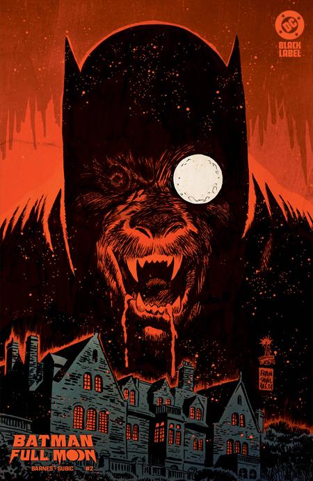 Batman: Full Moon #2 (Francesco Francavilla Cover)