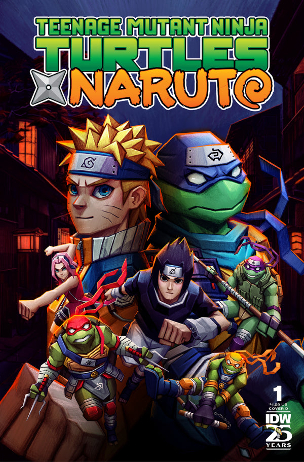 Teenage Mutant Ninja Turtles x Naruto #1 (Cover D)