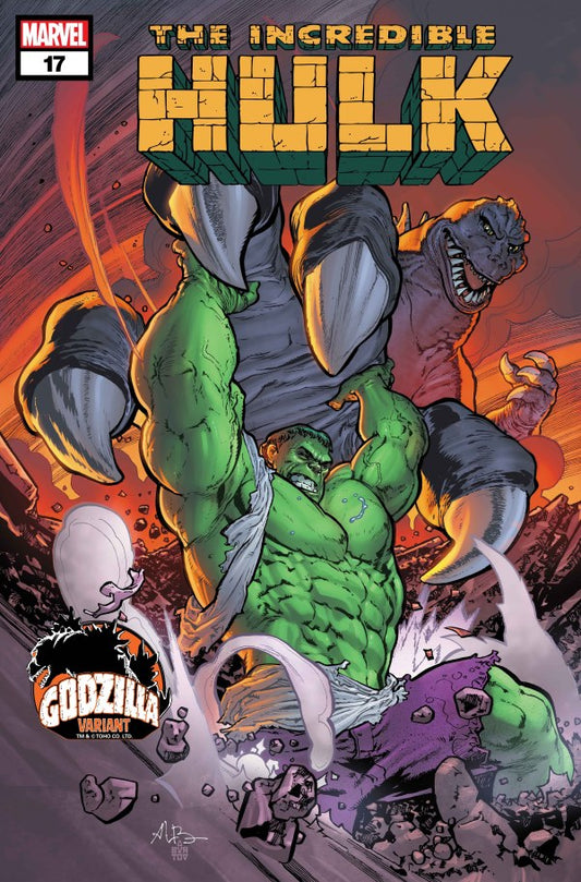 Incredible Hulk #17 (Andrei Bressan Godzilla Cover)