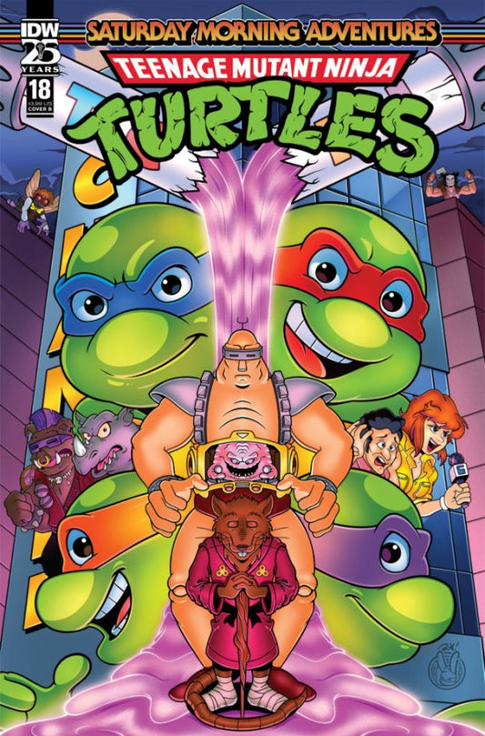 TMNT: Saturday Morning Adventures #18 (Cover B)