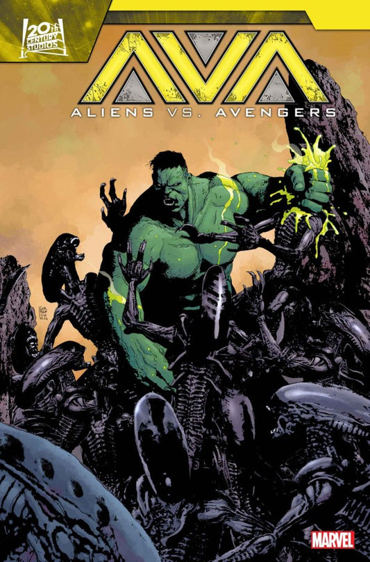 Aliens vs Avengers #2 (Andrea Sorrentino Cover)