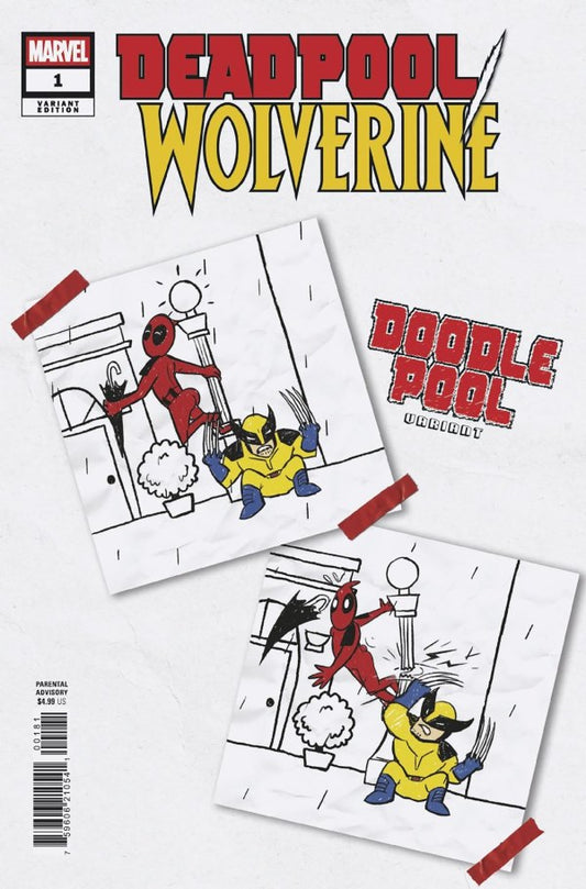 Deadpool/Wolverine #1 (Doodlepool Cover)