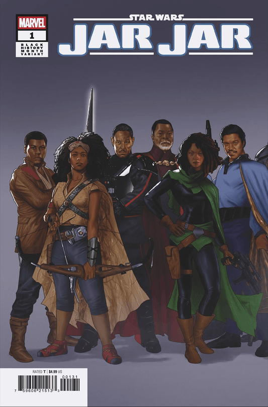 Star Wars: Jar Jar #1 (Taurin Clarke Black History Month Connecting Variant)