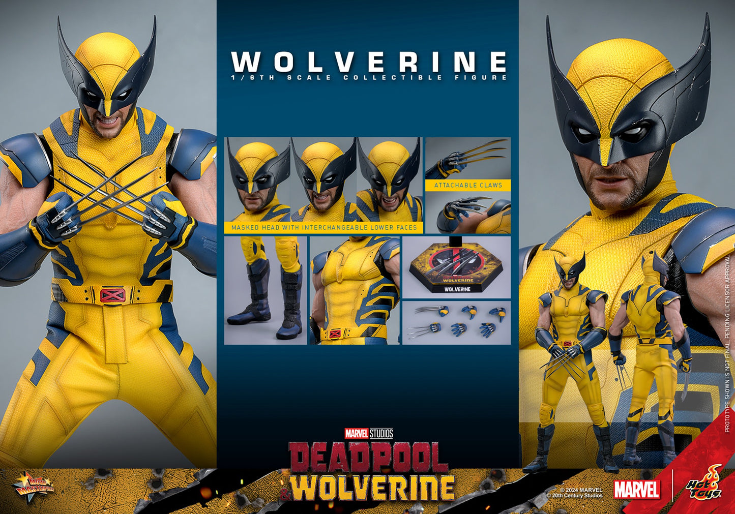 Hot Toys - Deadpool & Wolverine - 1:6 Scale Wolverine (MMS753)